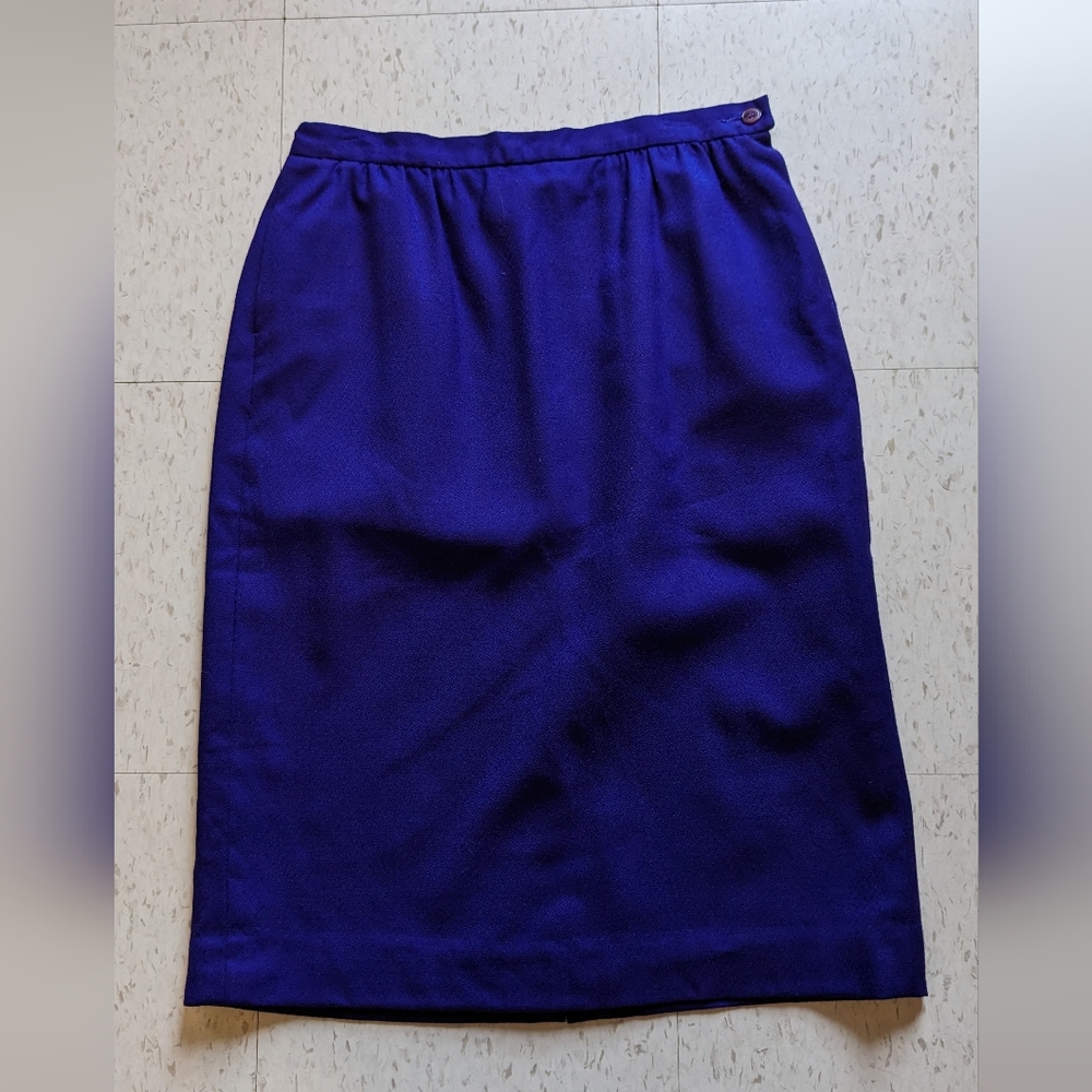 Petite Pendleton Purple Suit Vintage Mid 1980s